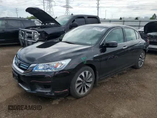 2015 Honda Accord Touring with VIN 1HGCR6F73FA009371, listed as a Copart auction lot 62194785 with 130,490 mi miles and Salvage title. Bid and sale history available at DreamBid. Image 1.