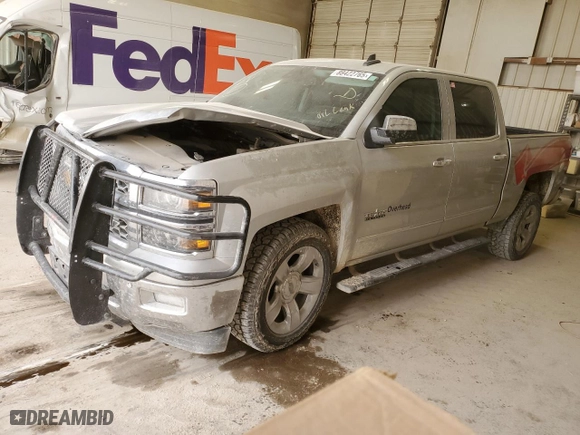 2015 Chevrolet Silverado 1500 LTZ with VIN 3GCPCSEC0FG466987, listed as a Copart auction lot 88422765 with 243,306 mi miles and Salvage Title. Bid and sale history available at carsss.com. Image 1.