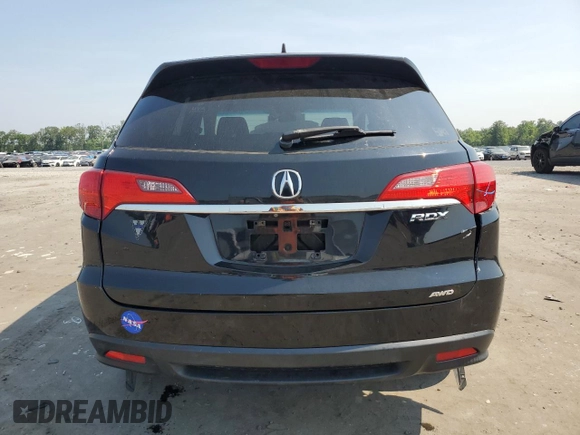 2015 Acura RDX with VIN 5J8TB4H36FL007492, listed as a Copart auction lot 60216875 with 102,437 mi miles and Salvage title. Bid and sale history available at DreamBid. Image 6.