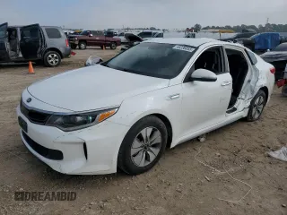 2017 Kia Optima Hybrid with VIN KNAGT4LC8H5007678, listed as a Copart auction lot 46236055 with 180,382 mi miles and Salvage Title. Bid and sale history available at carsss.com. Image 1.