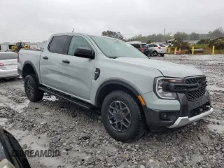 2024 Ford Ranger XLT with VIN 1FTER4GH1RLE18433, listed as a Copart auction lot 80847634 with 6,329 mi miles and Salvage Title. Bid and sale history available at carsss.com. Image 4.