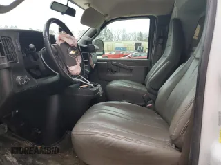 2020 Chevrolet Express Cargo Van with VIN 1GCWGAFG5L1254320, listed as a Copart auction lot 39557064 with 0 mi miles and Salvage Title. Bid and sale history available at carsss.com. Image 7.