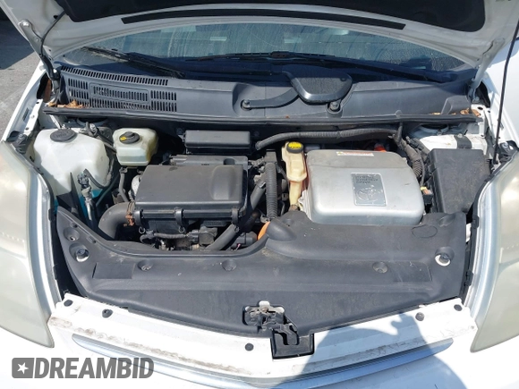 2006 Toyota Prius with VIN JTDKB20UX67527206, listed as a IAAI auction lot 42093925 with 124,256 mi miles. Bid and sale history available at carsss.com. Image 10.