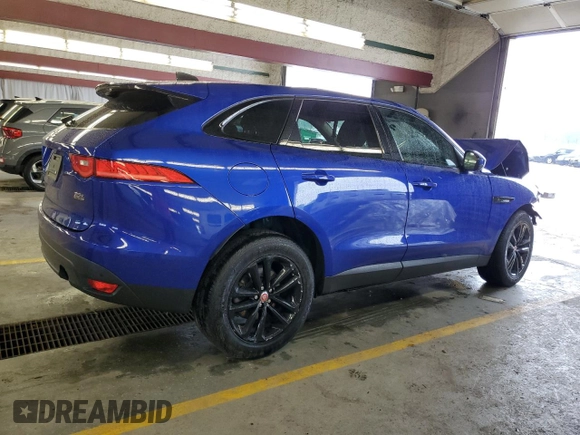 2020 Jaguar F-Pace 25t Premium with VIN SADCJ2FX9LA649485, listed as a Copart auction lot 59782235 with Not provided miles and Salvage title. Bid and sale history available at DreamBid. Image 3.