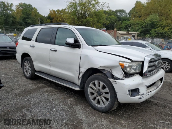 2012 Toyota Sequoia Limited with VIN 5TDJY5G10CS057714, listed as a Copart auction lot 70562124 with 149,262 mi miles and Salvage Title. Bid and sale history available at carsss.com. Image 4.