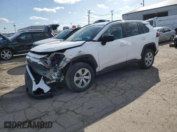 2019 Toyota RAV4 LE with VIN 2T3F1RFV5KC010487, listed as a Copart auction lot 47441605 with 123,842 mi miles and Clean Title. Bid and sale history available at carsss.com. Image 1.