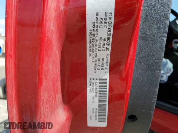 2013 FIAT 500 Pop with VIN 3C3CFFAR8DT574306, listed as a Copart auction lot 52794095 with 75,312 mi miles and Salvage Title. Bid and sale history available at carsss.com. Image 15.