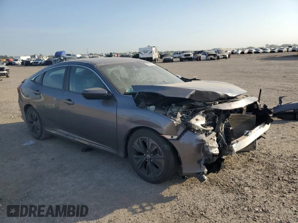 2019 Honda Civic Sport with VIN 19XFC2F88KE033848, listed as a Copart auction lot 53356735 with 78,274 mi miles and Salvage title. Bid and sale history available at DreamBid. Image 4.