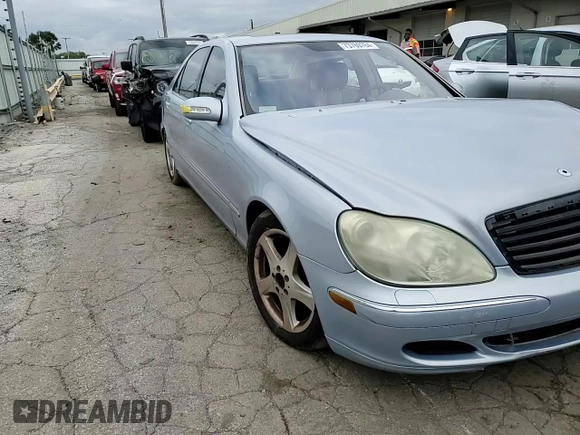2005 Mercedes-Benz S-Class 5.0L with VIN WDBNG75J65A453860, listed as a Copart auction lot 73769764 with 0 mi miles and Salvage Title. Bid and sale history available at carsss.com. Image 11.