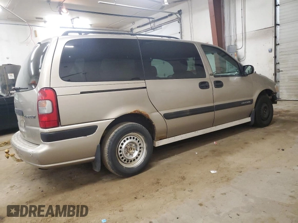 2002 Chevrolet Venture Plus 1SB with VIN 1GNDX03E32D138557, listed as a Copart auction lot 58990875 with Not provided miles and Salvage title. Bid and sale history available at DreamBid. Image 3.
