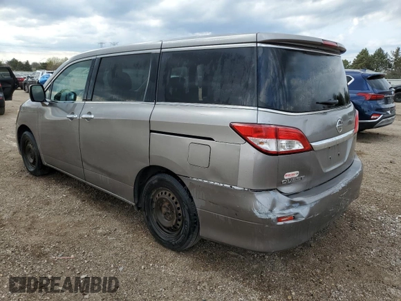 2011 Nissan Quest SL z VIN JN8AE2KP3B9010116, wystawiony jako Copart lot #53478345 z przebiegiem 166 345 mil mil oraz Szkoda całkowita • Salvage title. Historia ofert i sprzedaży dostępna na DreamBid. Obrazek 2.