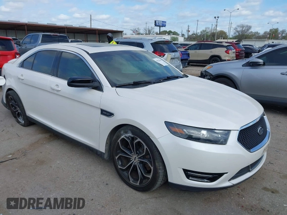 2015 Ford Taurus SHO with VIN 1FAHP2KT8FG202995, listed as a IAAI auction lot 41823964 with 79,720 mi miles and . Bid and sale history available at DreamBid. Image 1.