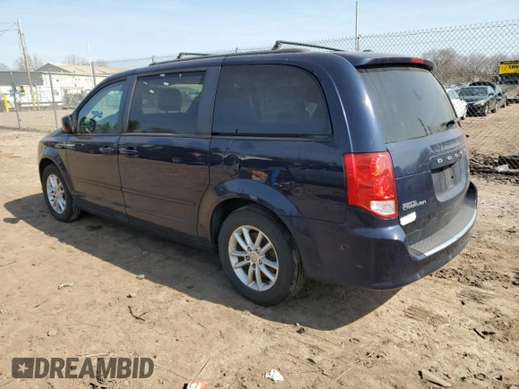 2016 Dodge Grand Caravan SXT with VIN 2C4RDGCGXGR160870, listed as a Copart auction lot 47705295 with 214,215 mi miles and Clean Title. Bid and sale history available at DreamBid. Image 2.