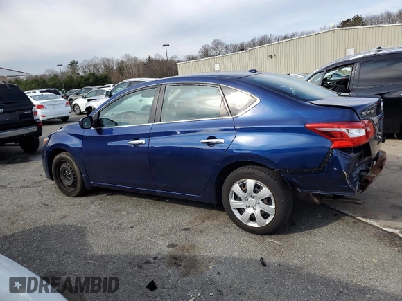 2017 Nissan Sentra SV with VIN 3N1AB7AP6HL668647, listed as a Copart auction lot 49869255 with 93,309 mi miles and Salvage Title. Bid and sale history available at DreamBid. Image 2.