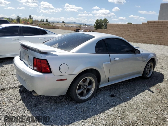 2003 Ford Mustang GT Deluxe with VIN 1FAFP42X93F311182, listed as a Copart auction lot 51703045 with 239,232 mi miles and Clean Title. Bid and sale history available at carsss.com. Image 3.