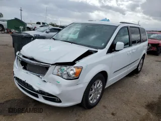 2016 Chrysler Town & Country Touring with VIN 2C4RC1BG4GR296879, listed as a Copart auction lot 47039544 with 93,835 mi miles and Salvage Title. Bid and sale history available at carsss.com. Image 1.