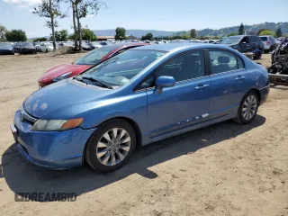 2008 Honda Civic LX with VIN 1HGFA16548L081807, listed as a Copart auction lot 54713615 with 127,625 mi miles and Salvage Title. Bid and sale history available at DreamBid. Image 1.
