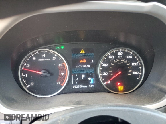 2020 Mitsubishi Eclipse Cross LE with VIN JA4AS4AA3LZ001165, listed as a Copart auction lot 50516455 with 92,700 mi miles and Salvage title. Bid and sale history available at DreamBid. Image 9.