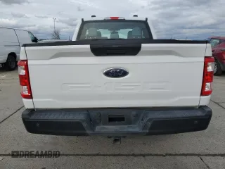 2022 Ford F-150 XL z VIN 1FTEX1CB2NKE71227, wystawiony jako Copart lot #41760385 z przebiegiem 27 946 mil mil oraz Szkoda całkowita • Salvage title. Historia ofert i sprzedaży dostępna na DreamBid. Obrazek 6.