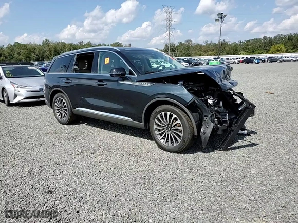 2023 Lincoln Aviator Reserve with VIN 5LM5J7WC9PGL11580, listed as a Copart auction lot 74669274 with 0 mi miles and Salvage Title. Bid and sale history available at carsss.com. Image 12.