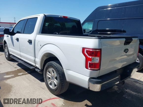 2018 Ford F-150 XL with VIN 1FTEW1CG3JKF83060, listed as a IAAI auction lot 42082403 with 96,647 mi miles. Bid and sale history available at carsss.com. Image 3.