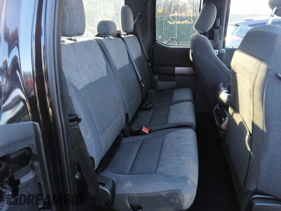 2021 Ford F-150 XL with VIN 1FTEX1EP9MKD20845, listed as a IAAI auction lot 36205781 with 27,824 mi miles and . Bid and sale history available at DreamBid. Image 8.