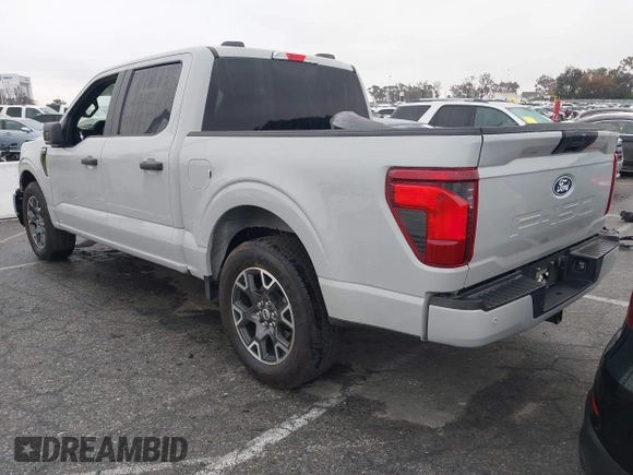 2024 Ford F-150 STX with VIN 1FTEW2KP7RFA29709, listed as a IAAI auction lot 41915128 with 5,883 mi miles and . Bid and sale history available at carsss.com. Image 3.