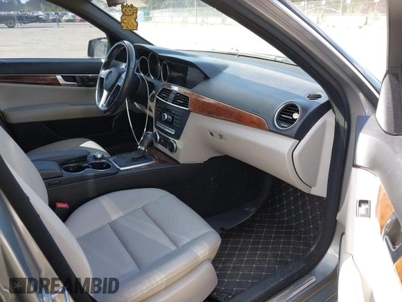 2012 Mercedes-Benz C 250 Sport with VIN WDDGF4HB2CR214584, listed as a IAAI auction lot 42227064 with 128,309 mi miles and . Bid and sale history available at DreamBid. Image 5.