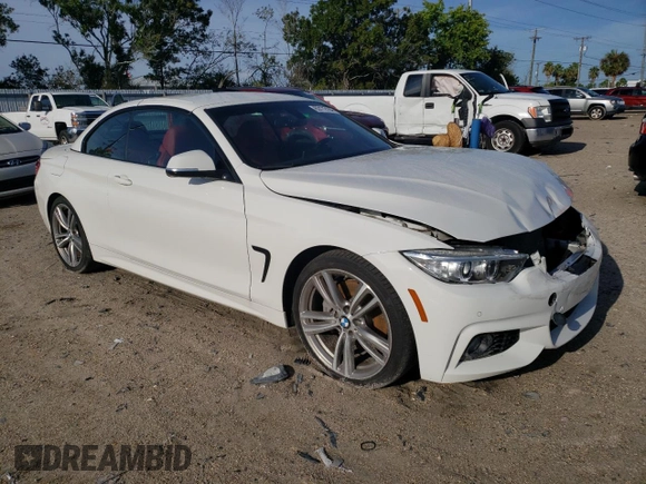 2016 BMW 4 Series 435i with VIN WBA3T3C5XG5A42251, listed as a Copart auction lot 63172184 with 38,725 mi miles and Salvage title. Bid and sale history available at DreamBid. Image 4.