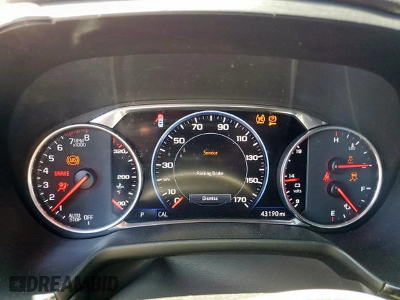 2019 Chevrolet Blazer RS с VIN 3GNKBERS2KS694147, выставлен на аукционе Copart как лот 57687495 с пробегом 43 190 миль миль и Списание • Salvage title. История ставок и продаж доступна на DreamBid. Изображение 9.