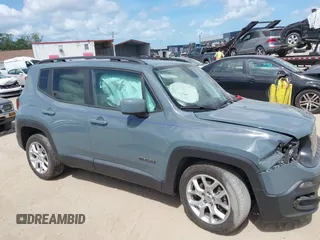 2018 Jeep Renegade Latitude with VIN ZACCJABB7JPJ69925, listed as a IAAI auction lot 41954537 with 61,680 mi miles. Bid and sale history available at carsss.com. Image 13.