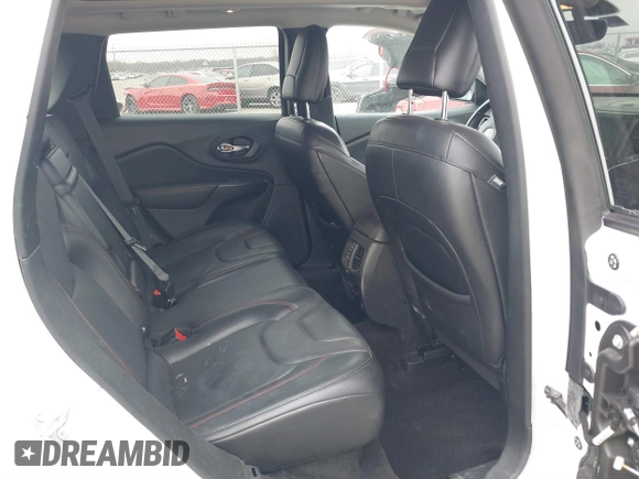 2019 Jeep Cherokee Trailhawk with VIN 1C4PJMBN6KD124023, listed as a IAAI auction lot 41432217 with 76,934 mi miles and . Bid and sale history available at DreamBid. Image 8.