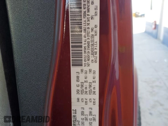 2008 Jeep Wrangler Unlimited Sahara with VIN 1J8GA59158L551550, listed as a Copart auction lot 50067005 with 152,061 mi miles and Salvage Title. Bid and sale history available at carsss.com. Image 12.