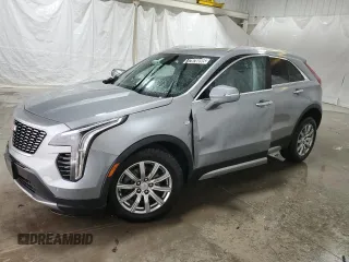 2023 Cadillac XT4 FWD Premium Luxury with VIN 1GYFZCR43PF161435, listed as a Copart auction lot 47976895 with 51,907 mi miles and Salvage Title. Bid and sale history available at carsss.com. Image 1.