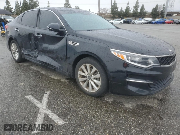 2018 Kia Optima LX with VIN 5XXGT4L3XJG261199, listed as a Copart auction lot 48637255 with 107,293 mi miles and Salvage Title. Bid and sale history available at carsss.com. Image 4.