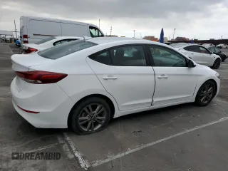 2018 Hyundai Elantra SEL with VIN 5NPD84LF8JH298500, listed as a Copart auction lot 54723435 with 53,803 mi miles and Salvage Title. Bid and sale history available at DreamBid. Image 3.