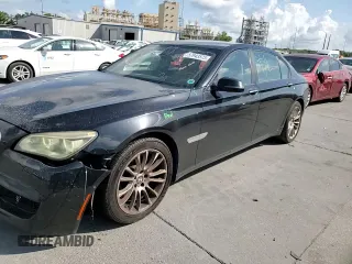 2014 BMW 7 Series ALPINA B7 with VIN WBAYE8C53ED135089, listed as a Copart auction lot 57943575 with 100,096 mi miles and Salvage title. Bid and sale history available at DreamBid. Image 14.
