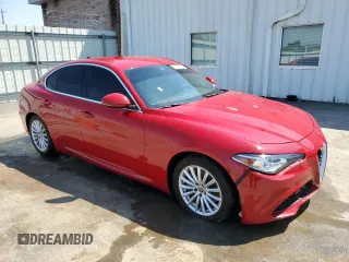 2021 Alfa Romeo Giulia with VIN ZARFAMAN3M7649352, listed as a Copart auction lot 51116125 with 34,093 mi miles and Salvage Title. Bid and sale history available at carsss.com. Image 4.