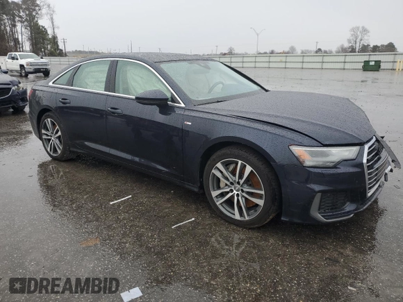 2019 Audi A6 Premium with VIN WAUK2AF26KN063785, listed as a Copart auction lot 86442724 with 92,920 mi miles and Salvage Title. Bid and sale history available at carsss.com. Image 4.
