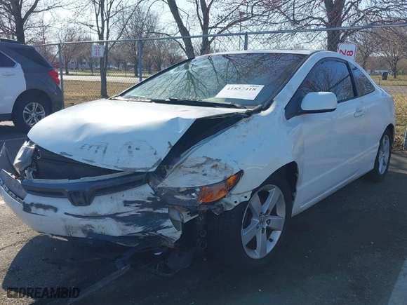 2006 Honda Civic Cpe EX with VIN 2HGFG12856H508355, listed as a IAAI auction lot 41857418 with 194,748 mi miles. Bid and sale history available at carsss.com. Image 2.
