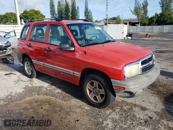 2003 Chevrolet Tracker with VIN 2CNBE13CX36943395, listed as a Copart auction lot 70964574 with 118,975 mi miles and Salvage title. Bid and sale history available at DreamBid. Image 4.