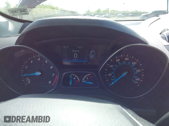 2016 Ford Escape Titanium with VIN 1FMCU9JX9GUA16892, listed as a IAAI auction lot 42110986 with 87,775 mi miles and . Bid and sale history available at DreamBid. Image 7.