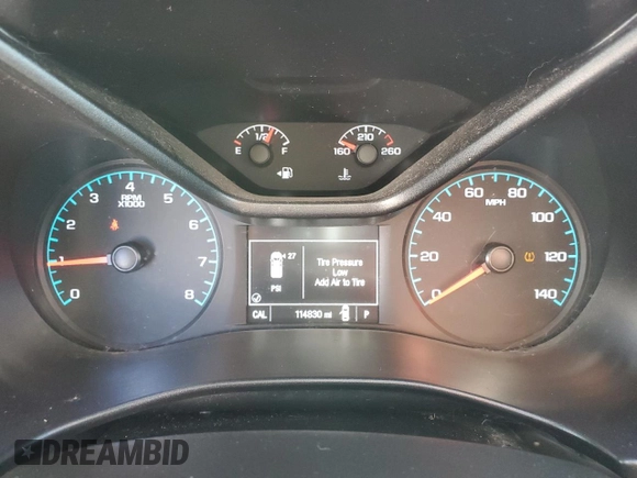 2016 Chevrolet Colorado 2WD WT with VIN 1GCHSBE39G1179526, listed as a Copart auction lot 75915084 with 114,830 mi miles and Salvage Title. Bid and sale history available at DreamBid. Image 9.