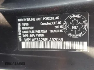 2011 Porsche Cayenne S Hybrid with VIN WP1AE2A25BLA92059, listed as a Copart auction lot 74096924 with 115,988 mi miles and Clean Title. Bid and sale history available at carsss.com. Image 13.