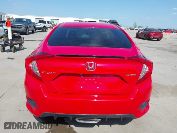 2021 Honda Civic Sport with VIN 2HGFC2F85MH509062, listed as a IAAI auction lot 41884858 with 35,337 mi miles and . Bid and sale history available at DreamBid. Image 17.