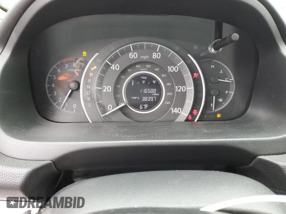 2016 Honda CR-V SE with VIN 5J6RM4H46GL127820, listed as a Copart auction lot 48460775 with 116,588 mi miles and Salvage Title. Bid and sale history available at carsss.com. Image 9.