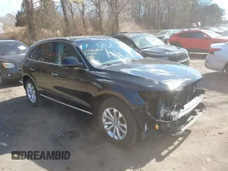2015 Audi Q5 Premium Plus with VIN WA1LFAFP2FA092635, listed as a IAAI auction lot 41732845 with 104,585 mi miles. Bid and sale history available at carsss.com. Image 1.
