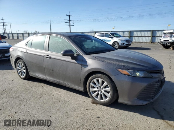 2020 Toyota Camry LE with VIN 4T1C11AK7LU928719, listed as a Copart auction lot 48617945 with 106,123 mi miles and Salvage Title. Bid and sale history available at carsss.com. Image 4.