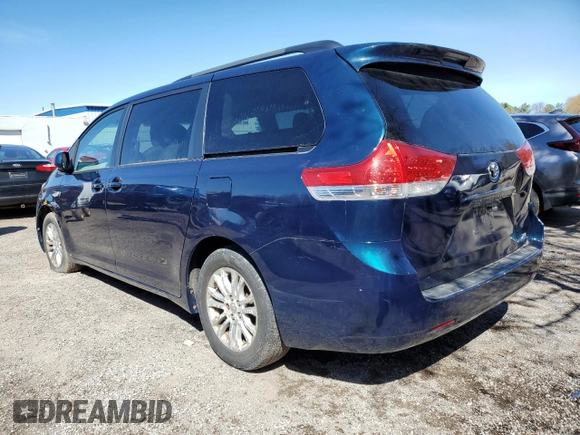 2011 Toyota Sienna XLE AAS with VIN 5TDYK3DC6BS055779, listed as a Copart auction lot 51589895 with Not Provided miles and Clean Title. Bid and sale history available at DreamBid. Image 2.