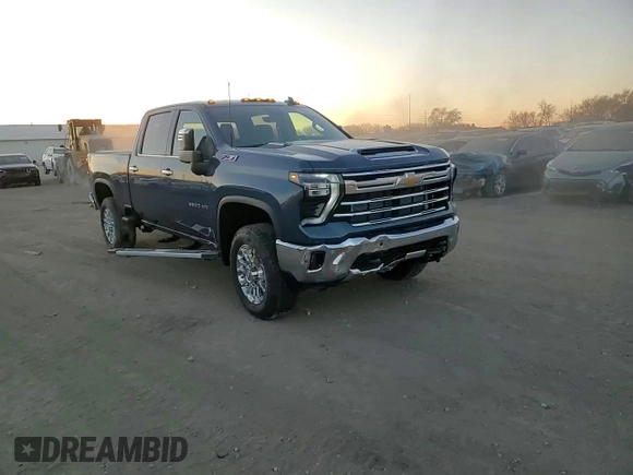 2025 Chevrolet Silverado 3500HD LTZ with VIN 2GC4KUEYXS1130957, listed as a Copart auction lot 83394774 with 453 mi miles and Salvage Title. Bid and sale history available at DreamBid. Image 11.
